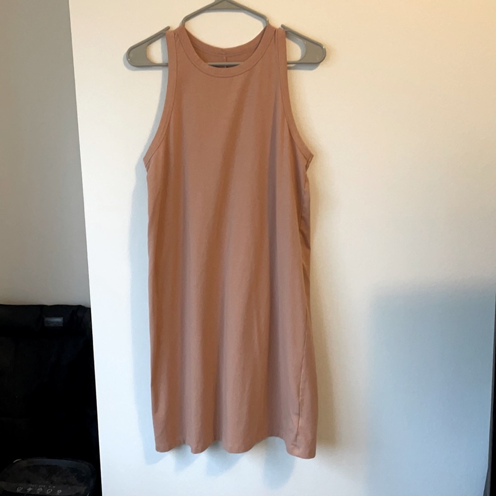 Tan body con dress